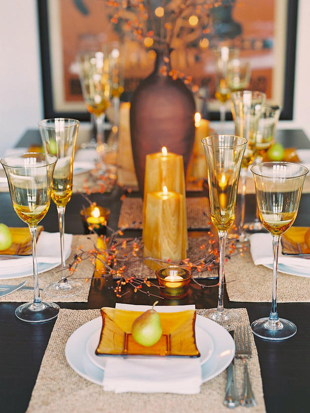 Thanksgiving Table Setting and Centerpiece Ideas